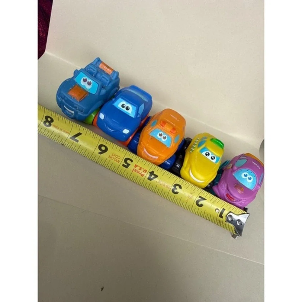 Tonka Chuck and Friends‎ Soft Squeeze Toy Cars Lot of 6 Multi Color Toddler Toys
